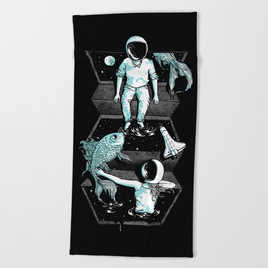 Space Between Beach Towel