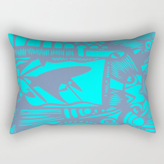 INK#5 Above the Waves Rectangular Pillow