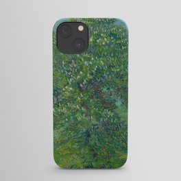 Vincent van Gogh | Horse Chestnut Tree in Blossom Paris park landscape painting iPhone Case