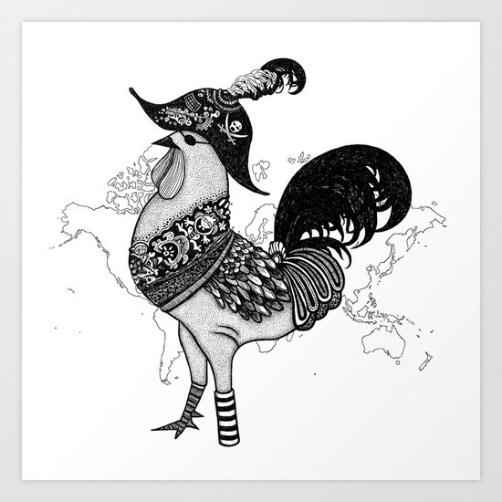 Pirate Art Print