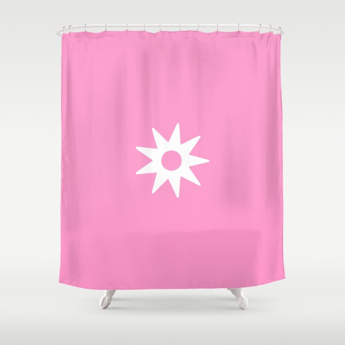 New star 27 - 9 pointed Shower Curtain
