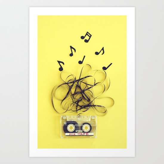 Mix Tape (ANALOG ZINE) Art Print