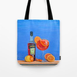 Aperol Spritz at Sunset in Italy Tote Bag