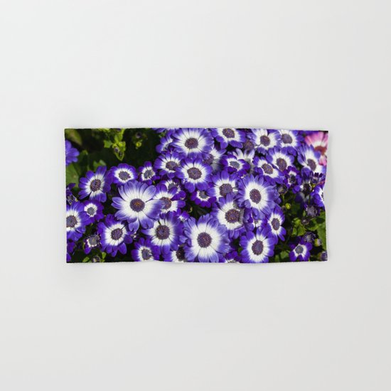 Cineraria Purple Hand & Bath Towel