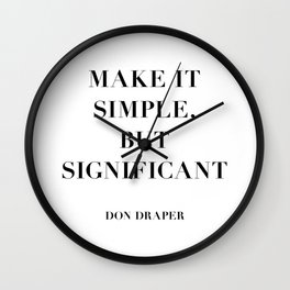 Don Draper Wall Clocks For Any Decor Style Society6