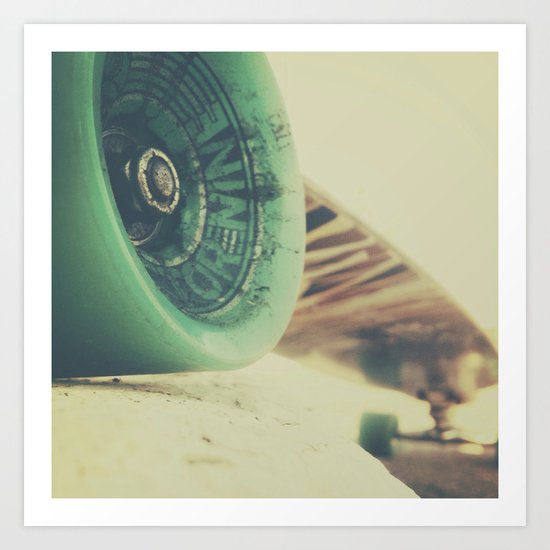 Skate or Die || Curb Stop Art Print