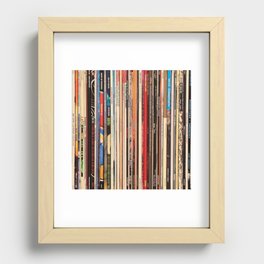 Blue Note Jazz Vinyl Records Recessed Framed Print