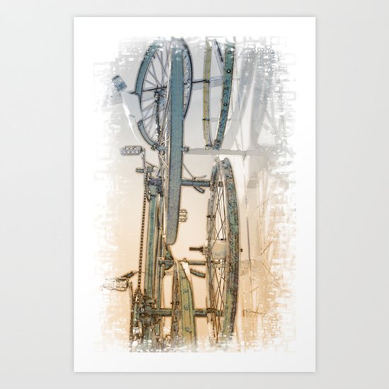 Rusty Blues Art Print