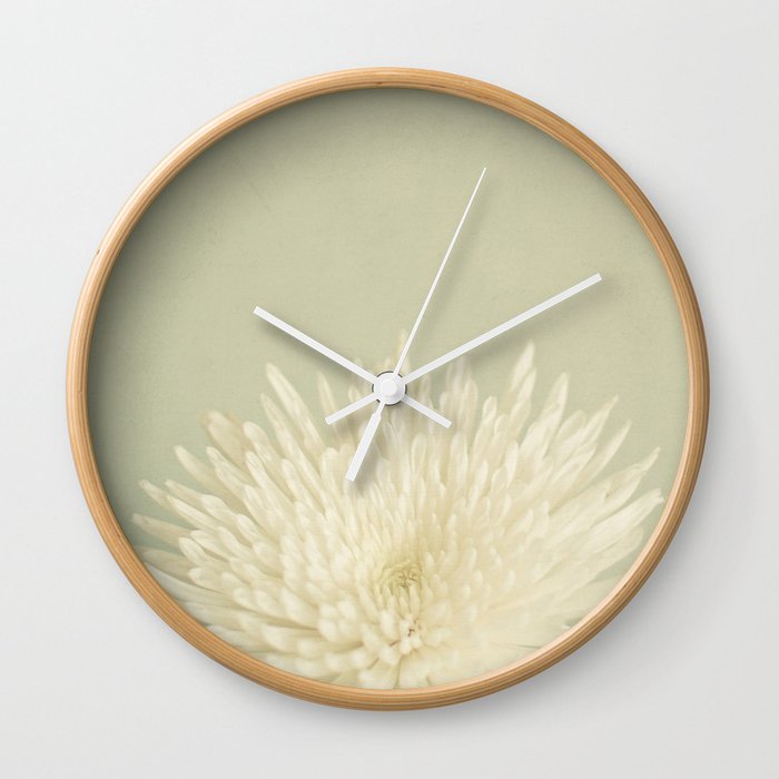 Pale Beauty Wall Clock
