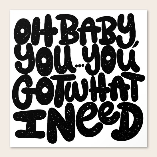 OH BABY YOU Canvas Print
