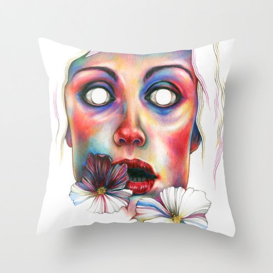 Never complete Throw Pillow