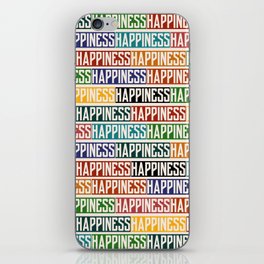 Happiness Colorful light iPhone Skin