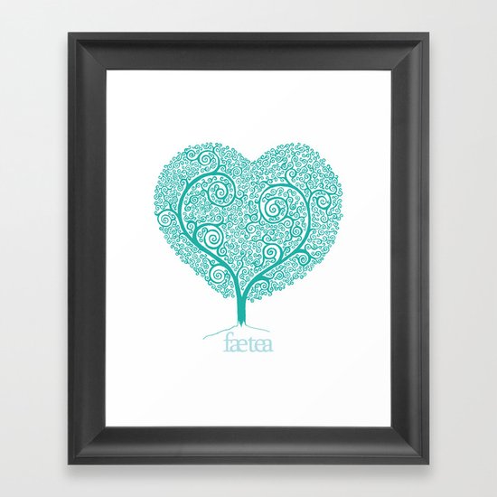 Love Growing Framed Art Print