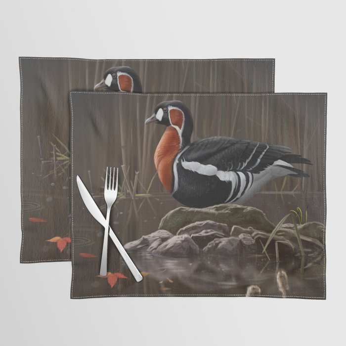 Red-breasted Goose bird Placemat