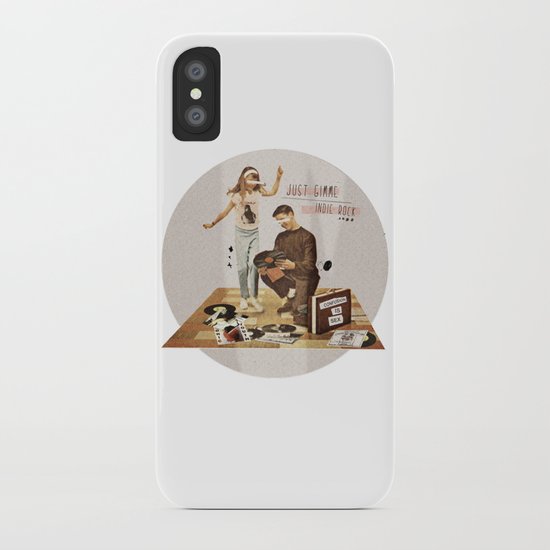 Just Gimme Indie Rock | Collage iPhone Case