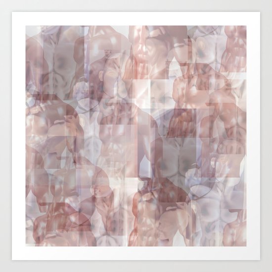 Collage Art Print
