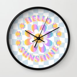 Hello Sunshine Wall Clock