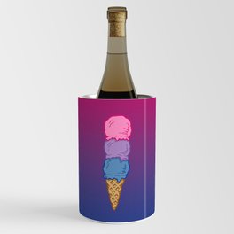 Bi Pride Flag Ice Cream / Sorbet Wine Chiller