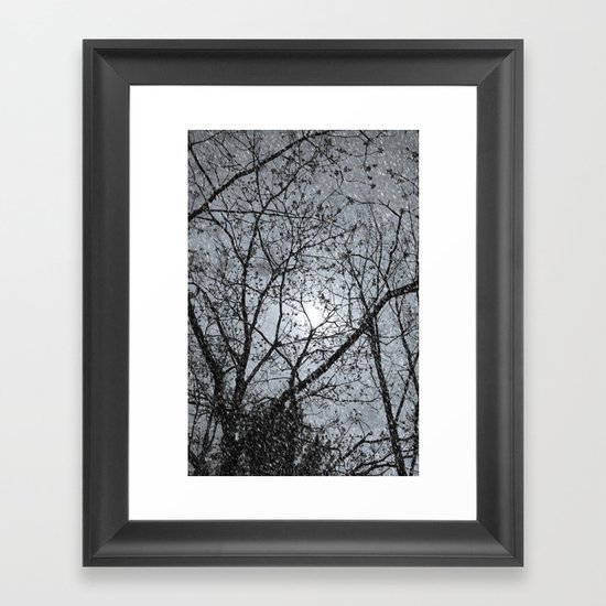 Oh Snowy Night Framed Art Print