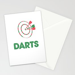 That's What I Do. I Throw Darts And I Know Things Dart Stationery Card