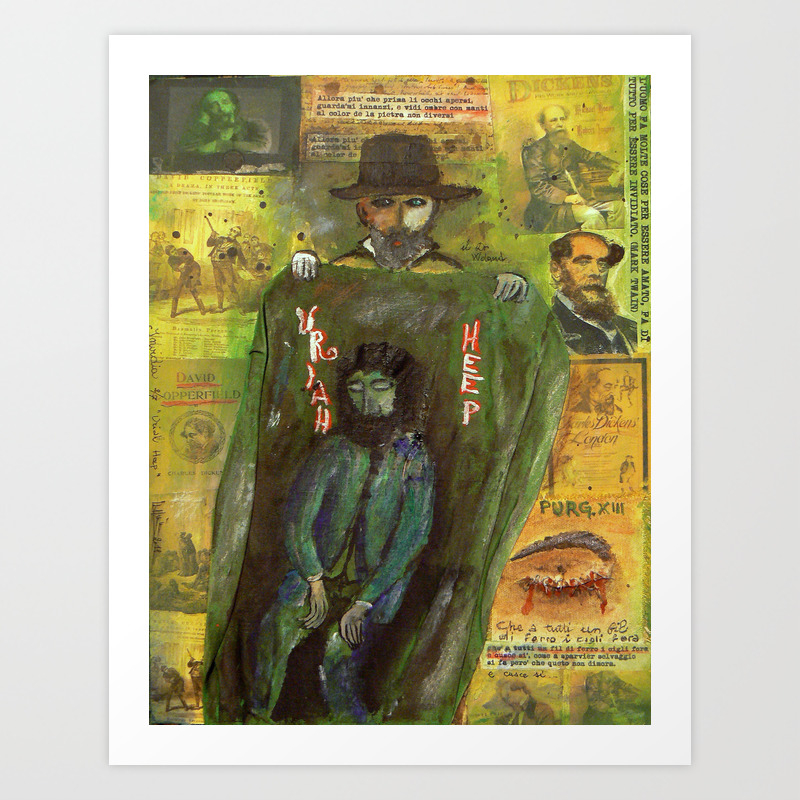 Uriah Heep Art Print By Lucapiccini Society6