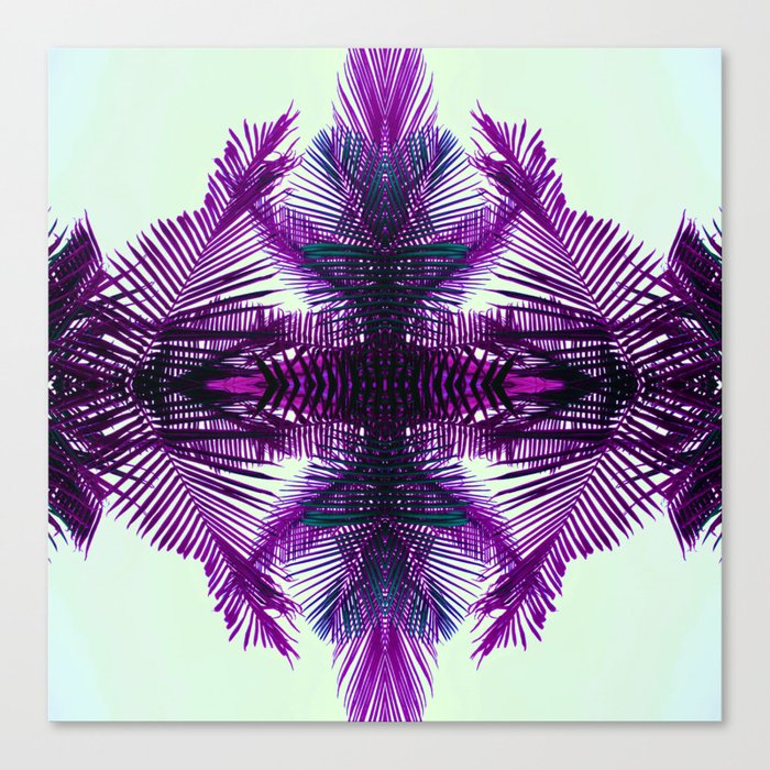 purple fern Canvas Print