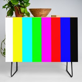  SMPTE color bars | TV Color Test Bars | Stand By Colour Bars Credenza