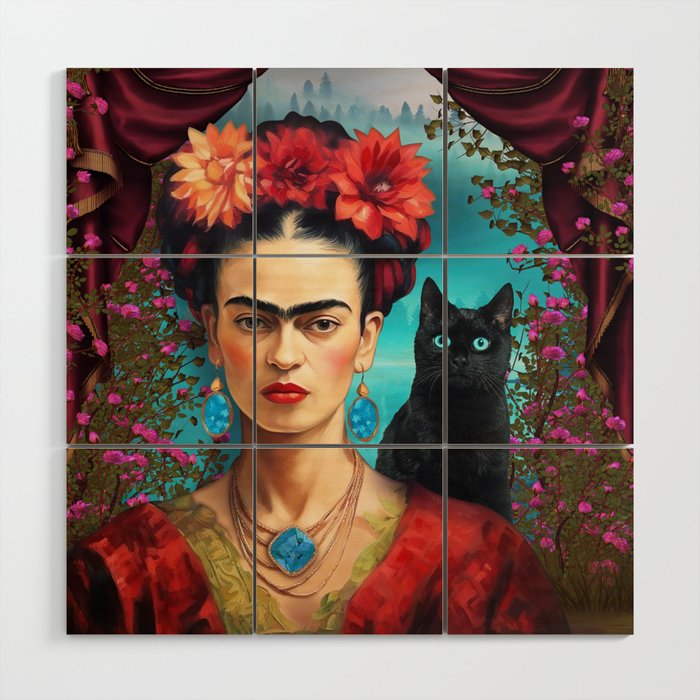 Frida Kahlo    Wood Wall Art