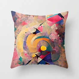 Kandy in the Sky Throw Pillow