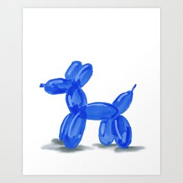 Balloon dog Art Print