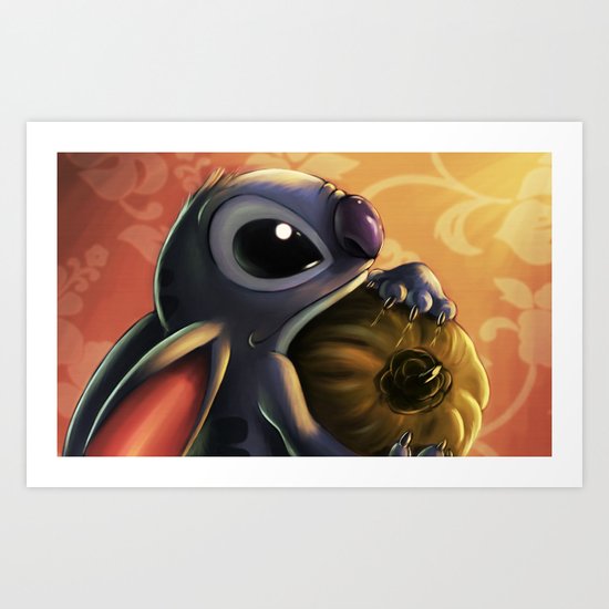 Stitch Art Print