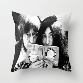 John Yoko Ono Selfridges London Throw Pillow