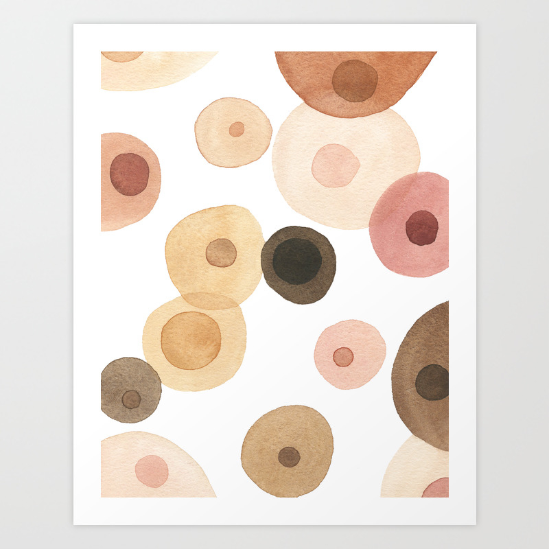 Abstract Boobs Art Print By Briemilam Society6