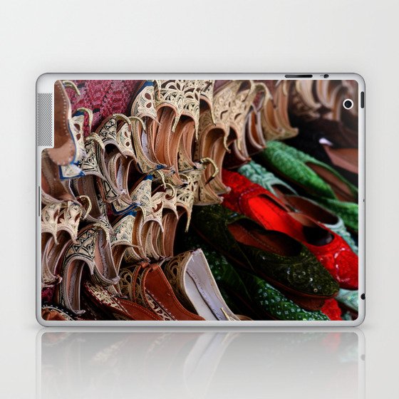 Dubai - Children's Shoes in Market Laptop & iPad Skin