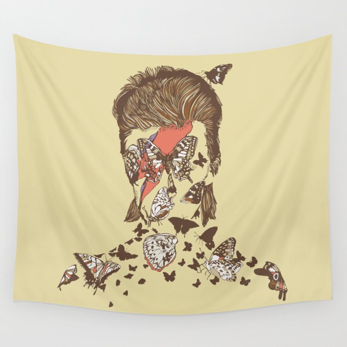FACES OF GLAM ROCK Wall Tapestry