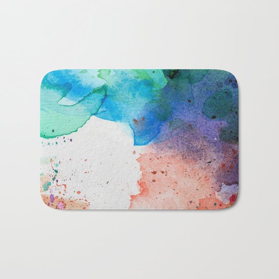 Pastel Color Splash 05 Bath Mat