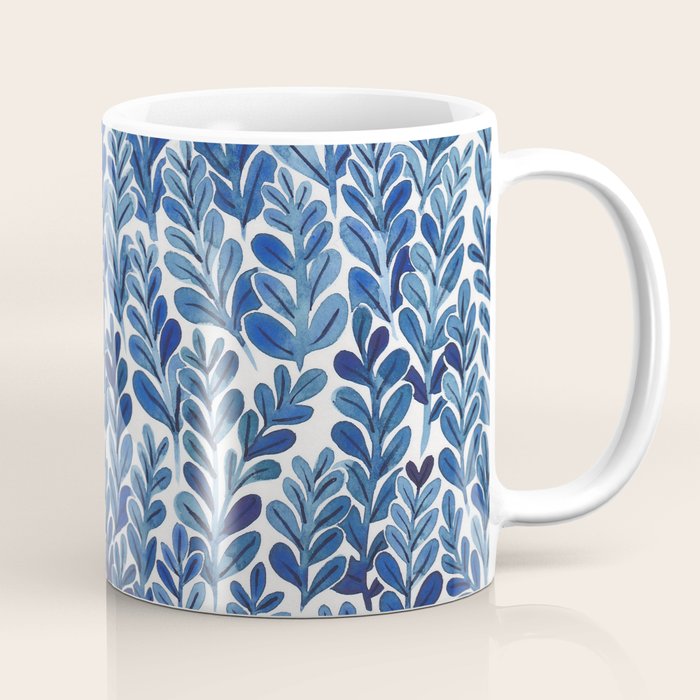 Indigo blues Coffee Mug by Samantha Dolan Society6