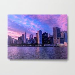 New York City Cloudscape Metal Print