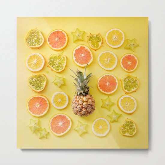 Citrus Party Metal Print