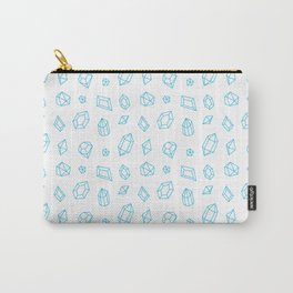 Turquoise Gems Pattern Carry-All Pouch