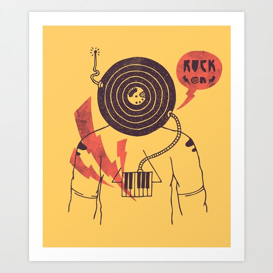 The Vinyl Frontier (alternate) Art Print