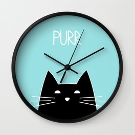 Purr Wall Clock