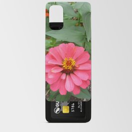 Pink Flower Android Card Case