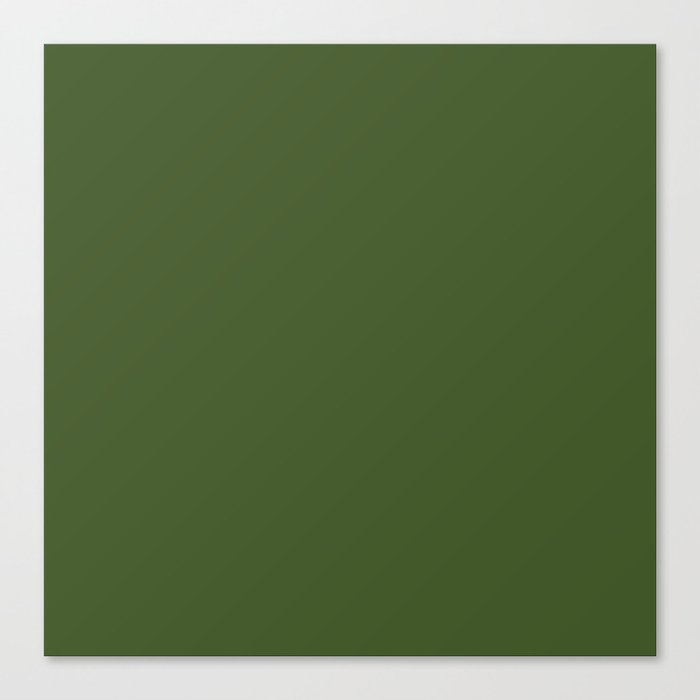 Trefoil Green Canvas Print