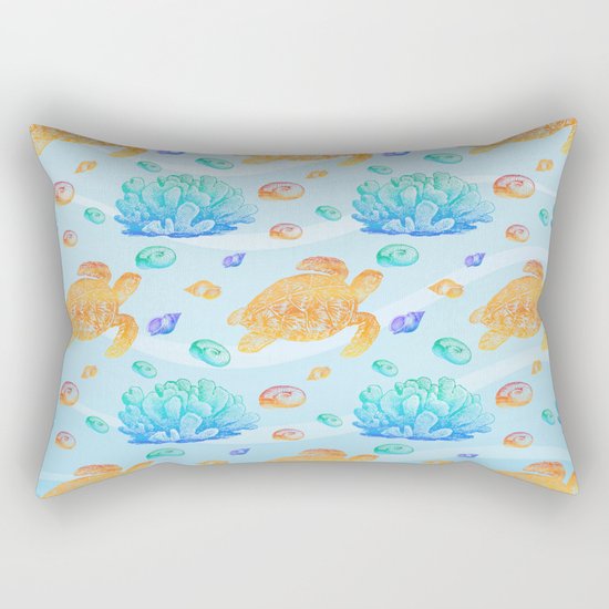 Marine Pattern 10 Rectangular Pillow