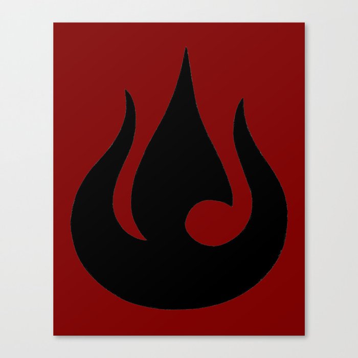 Fire Nation Royal Banner Canvas Print