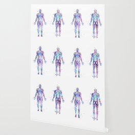 human anatomy Wallpaper to Match Any Home's Decor | Society6