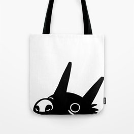 Sniffing Dog Tote Bag