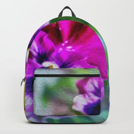 Painted Pansies Backpack