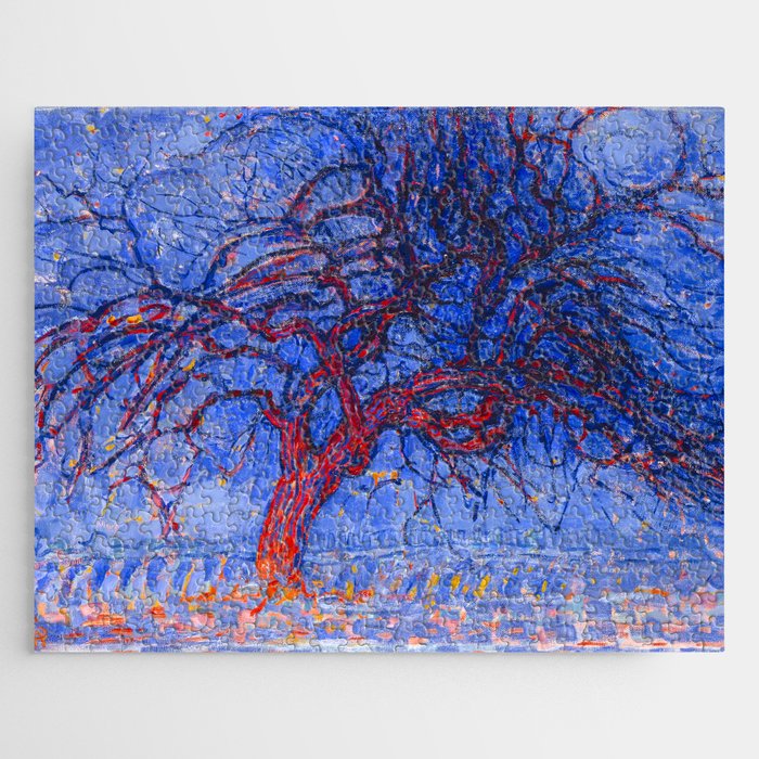 Evening Red Tree (1908-10) by Piet Mondrian Jigsaw Puzzle